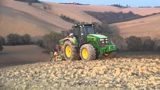 John Deere 7830  AMAZONE ADP 303 Special 3 [upl. by Atteval455]