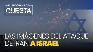 Las imágenes más brutales del ataque de Irán a Israel [upl. by Tristis]