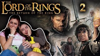 BESTIES CRYING😭Lord of the RingsThe Return of the King FIRST TIME WATCHING REACTION Extended Part 2 [upl. by Letrice]