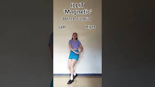 ILLIT  Magnetic Dance Tutorial illit magnetic kpop shorts [upl. by Nyrahtak]