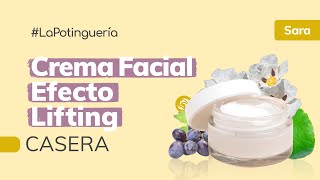 Cómo hacer Crema Facial Efecto Lifting 🍇✨  Cosmética Casera y Natural  Jabonarium LaPotinguería [upl. by Tosch539]