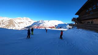 Livigno Monte della Neve blue run middle station 2022 [upl. by Dougie237]