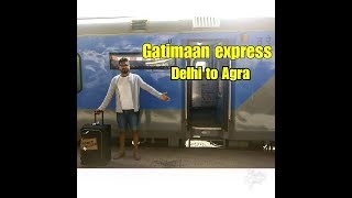 Indias fastest train  Gatimaan Express 2017  how it looks inside [upl. by Philipps281]