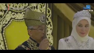 LIVE Istiadat Pertabalan Yang diPertuan Agong ke16 AlSultan Abdullah [upl. by Esoranna]