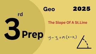 Prep 3  The Slope of Straight Line  Explanation [upl. by Winograd]