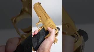 Gold Cybergun Desert Eagle L6 50AE GBB Airsoft Pistol ASMR  RWTV shorts [upl. by Annaihs]