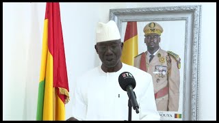 DECLARATION MINISTRE DE LA DEFNSE NATIONALE RTG GUINEE 224 [upl. by Salinas]