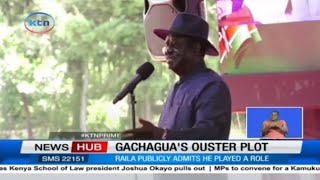 Raila Odinga publicly admits he played a role in Gachaguas ouster [upl. by Pubilis809]