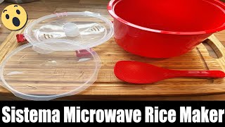 I Review The Incredible Sistema Microwave Rice Maker [upl. by Mead542]