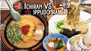 Ichiran vs Ippudo Ramen BEST Japanese Ramen Chain  100 Foods to Eat Before You Die 63 [upl. by Etiuqal]