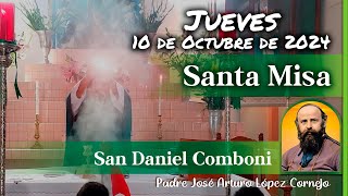 ✅ MISA DE HOY jueves 10 de Octubre 2024  Padre Arturo Cornejo [upl. by Akiehs231]