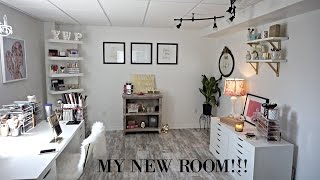 NEW BEAUTY ROOM TOUR 2016  PART 1  Young Wild and Polished [upl. by Boudreaux218]