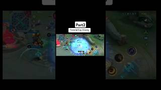 Tutorial Exp Xborg part2 mobilelegends mlbb xborg shorts [upl. by Eikcim]