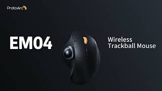 Best Budget Trackball Mouse 2024 ProtoArc EM04 Ergonomic Bluetooth Trackball Mouse [upl. by Lillian]