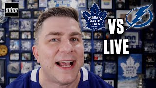 Toronto Maple Leafs vs Tampa Bay Lightning LIVE w Steve Dangle [upl. by Lirbaj636]