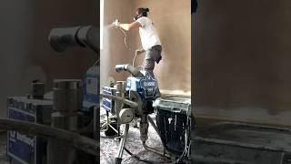 Using an Airless Paint Sprayer Graco 395 [upl. by Gschu]