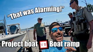 Project boat vs Boat ramp Yamaha 115 2 stroke [upl. by Celisse924]