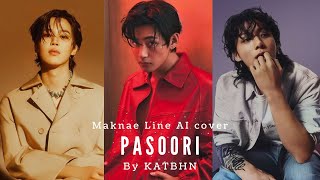 BTS Jimin V and Jungkook AI cover Pasoori Ali Sethi x Shae Gill Coke Studio Season 14 [upl. by Sherer]