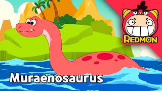 Muraenosaurus  Dino Rescue Team  4K cartoon  REDMON [upl. by Latsryc]