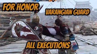 Varangian Guard Executions the Newest Hero in For Honor [upl. by Vivianna]