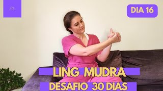 DIA 16  LING MUDRA  Mudra da Energia Masculina [upl. by Airrotal554]