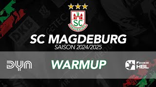 Warmup MT Melsungen vs SC Magdeburg  DAIKIN HBL  10 Spieltag 2425 [upl. by Minoru823]