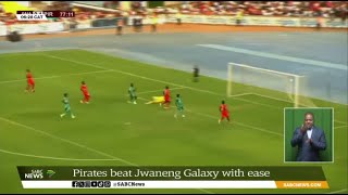 CAF Champions League  Bucs beat Jwaneng Galaxy with ease [upl. by Ainnat123]