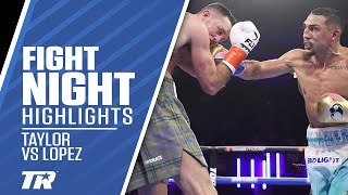 Teofimo Lopez Upsets Josh Taylor to Win Jr Welterweight Title  FIGHT HIGHLIGHTS [upl. by Ezri338]