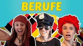 GERMAN LESSON 14 German professions  Deutsche Berufe Was sind Sie von Beruf 💇‍👷👮‍ [upl. by Aneelahs]