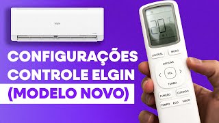 Configurações do controle Elgin  novo modelo [upl. by Lledraw116]