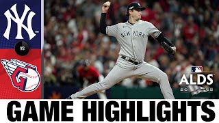 Yankees vs Guardians ALDS Game 4 Highlights 101622  MLB Highlights [upl. by Oiramad]