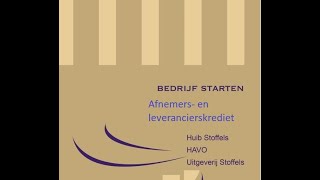 afnemers leverancierskrediet [upl. by Edric]