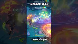 C2 Kinich vs Vivianne of the Lake  Genshin Impact kinich fontaine gensinimpact [upl. by Ydoj124]