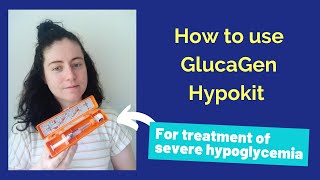 Type 1 Diabetic demonstrates GlucaGen Hypokit  Severe Hypoglycaemia [upl. by Llehsim]