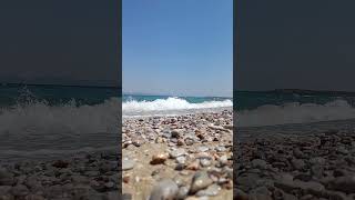 Dragonera beach in Agistri Island 🏝️ greece beach relaxing summer [upl. by Narhem]