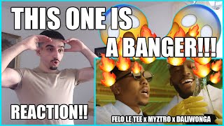 THIS GOT HYPED UP🔥🔥 Felo Le Tee amp Myztro  66 amp Dipatje Tsa Felo ft Daliwonga REACTION [upl. by Holzman]