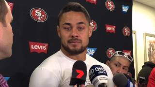 Jarryd Hayne begins second year with San Francisco 49ers [upl. by Nraa]