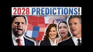 MY WAY too early 2028 election map predictions [upl. by Grantley667]