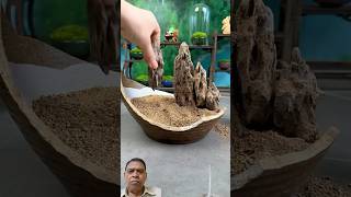 Landscape bonsai art bonsai handmade 👌🏽greenscrean shots youtubeshorts [upl. by Ellehcim983]