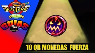 QR de 10 monedas FUERZA para yokai watch Blasters Brigada del Conejo Lunar [upl. by Wertz789]