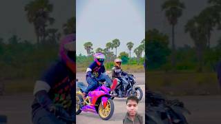 🏍️Bike stunt public reaction 😈 [upl. by Nylirrehs]