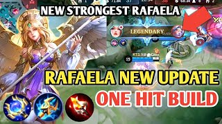 RAFAELA BEST BUILD 2023 ONE HIT LATE GAME DAMAGE  RAFAELA GAMEPLAY  MOBILE LEGENDS [upl. by Nylimaj]