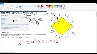 2022 AMC 12B Problem 10 [upl. by Eenet]