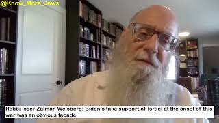 Rabbi Isser Zalman Weisberg Bidens fake support of Israel… [upl. by Isyed]