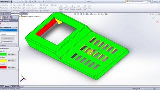 SolidWorks Tutorial In Tamil 96  Draft Analysis  Mold Tool [upl. by Gabler]