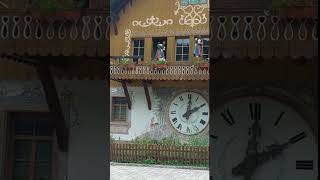 The worlds largest Cuckoo clock in Breitnau Drubba Black Forest GERMANY [upl. by Yarehs]