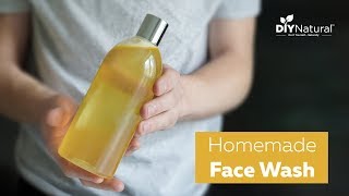 Homemade Face Wash A Natural DIY Face Wash Recipe [upl. by Ozkum]