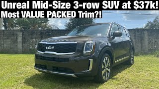 2022 Kia Telluride S TEST DRIVEFULL REVIEW [upl. by Thaddus]