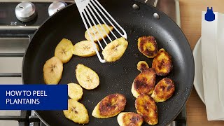 How To Peel Plantains [upl. by Cinamod]