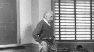 Albert Einstein in his office at Princeton University [upl. by Bergeron]